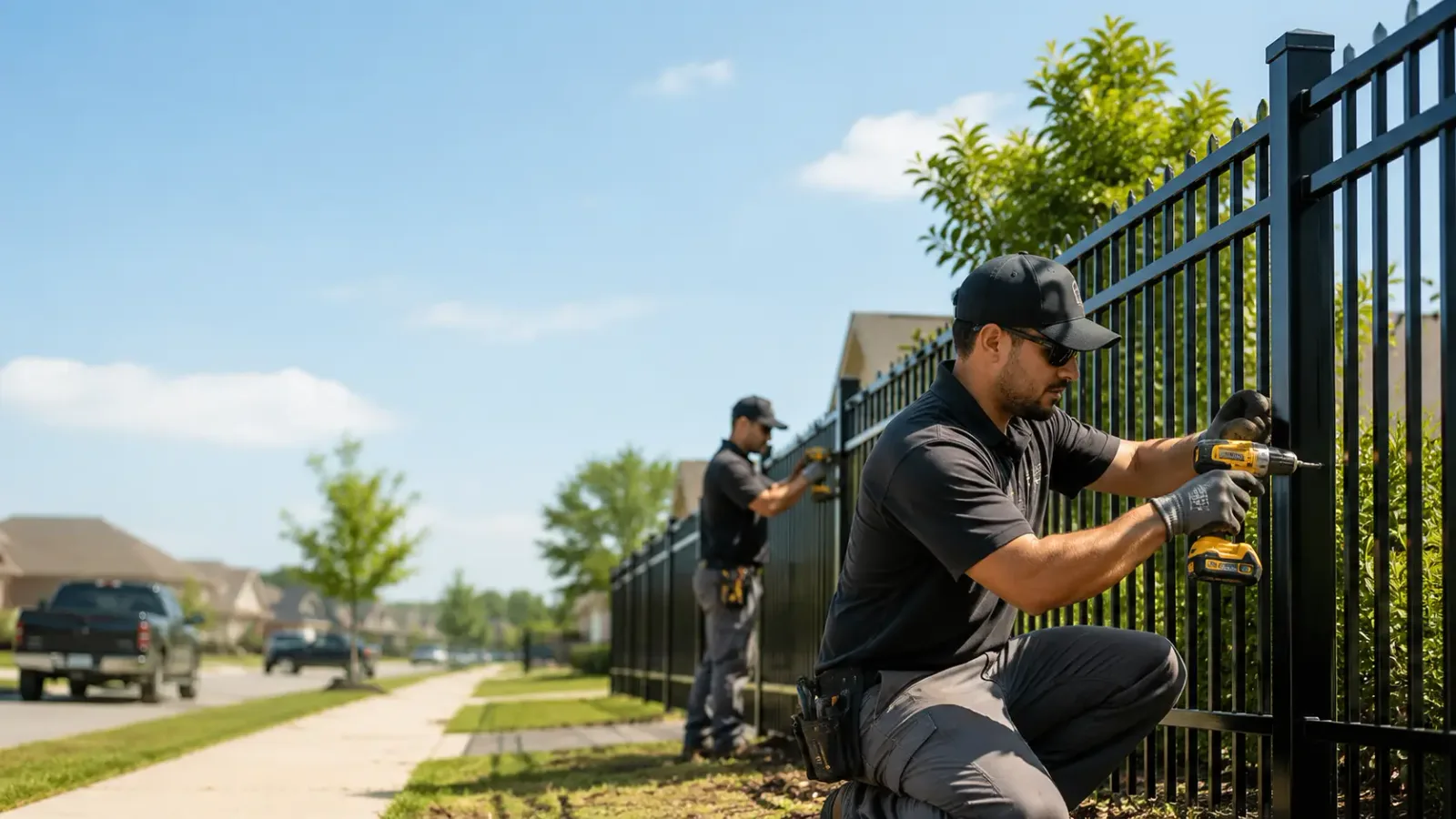 Metal Fence Installation in Livingston, TX